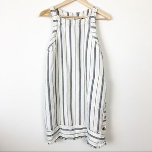 ANTHROPOLOGIE Akemi + Kim Size 8 Dress White Blue